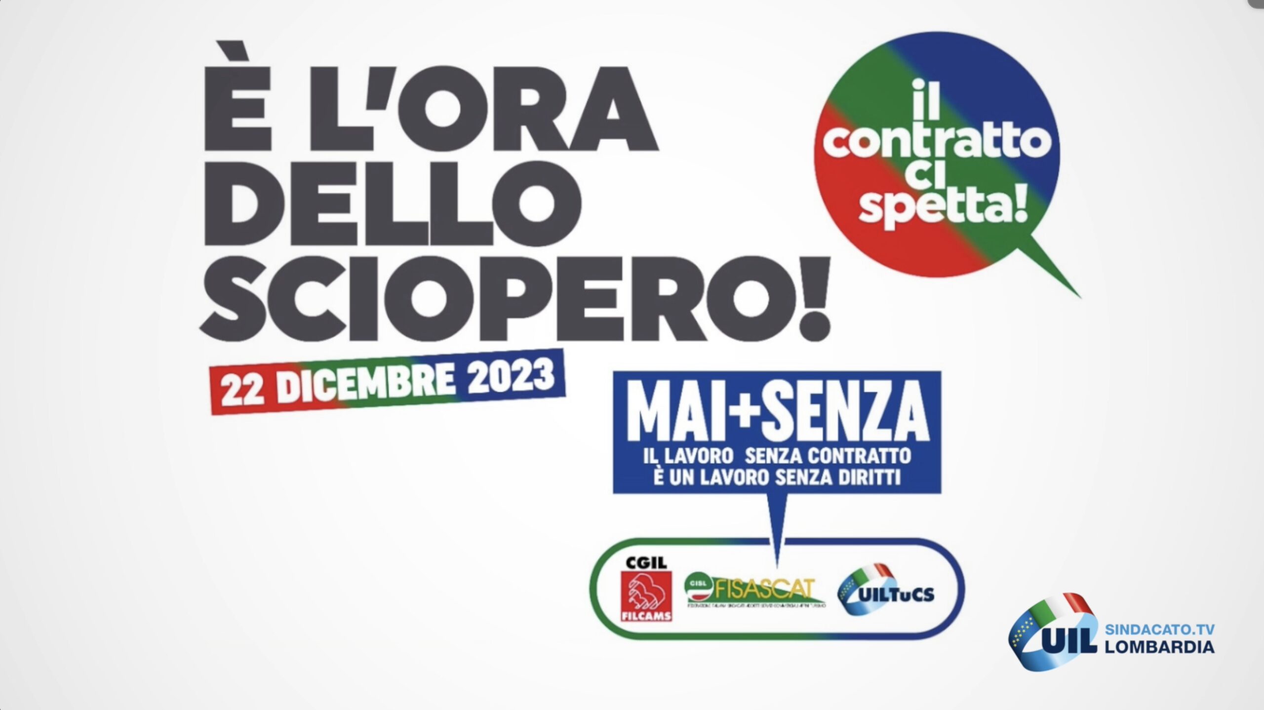 Terziario e turismo: è ora dello sciopero!